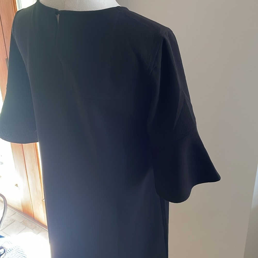 Madewell Flutter Sleeve Mini Dress LBD Small EUC - Picture 8 of 9